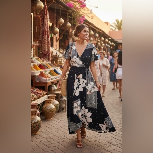 Y2K Vintage 90s, O'Neill Asymmetrical Black and Silver Sequin Sundress - Picture 1 of 15